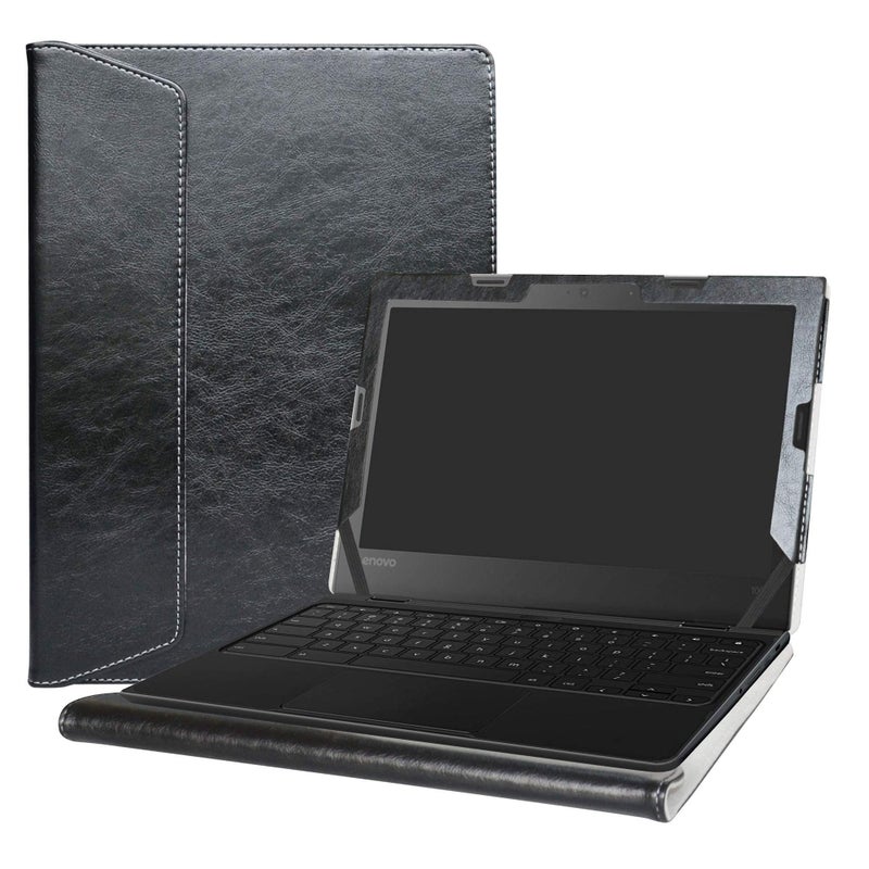 Alapmk Protective Case Cover for 11.6" Lenovo 500e Chromebook 2nd Gen& 300e Chromebook 2nd Gen& 100e Chromebook 2nd Gen Laptop(Warning:Not fit Lenovo 100e Windows&300e Windows 1st Gen),Black - Image 1